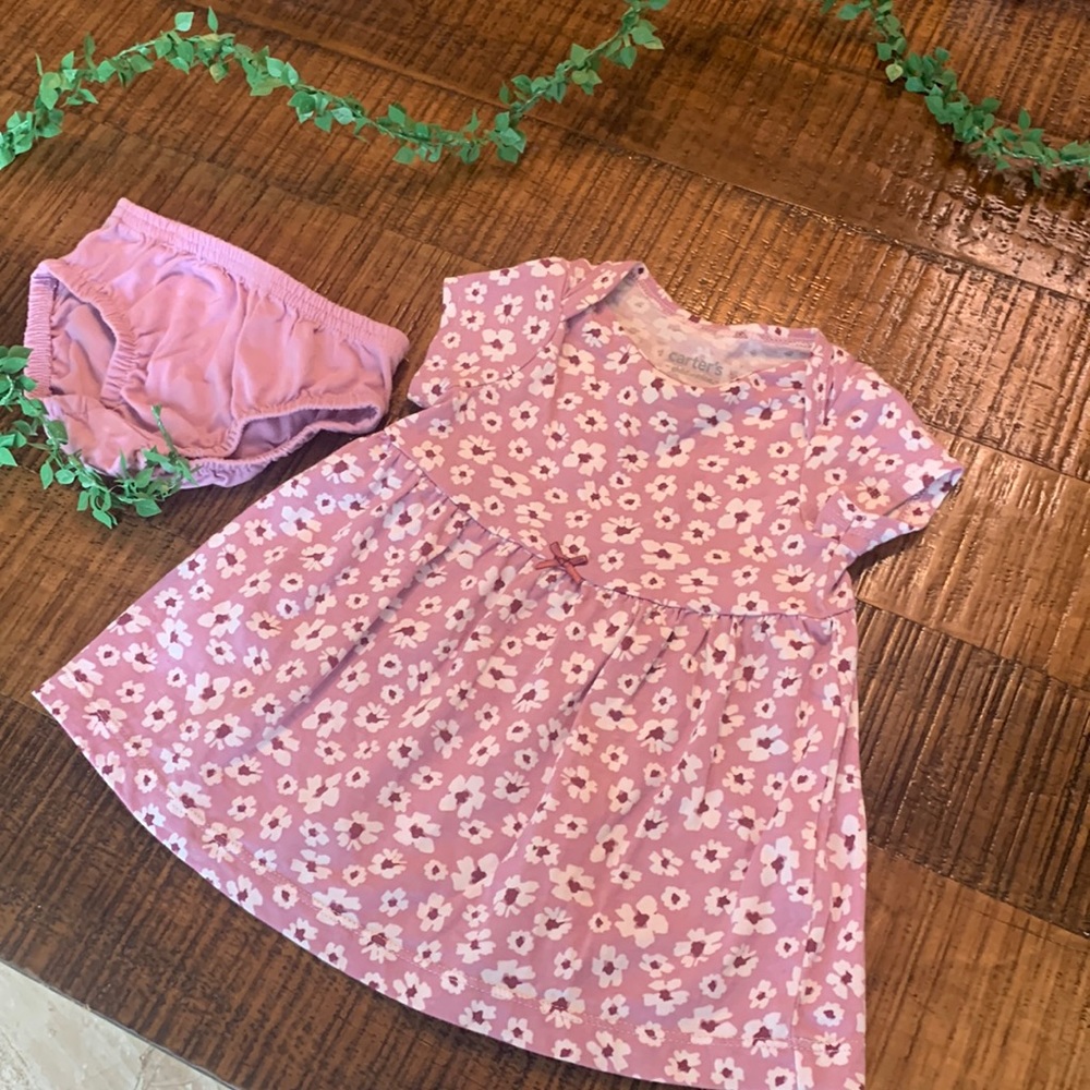 0-3 M purple dress